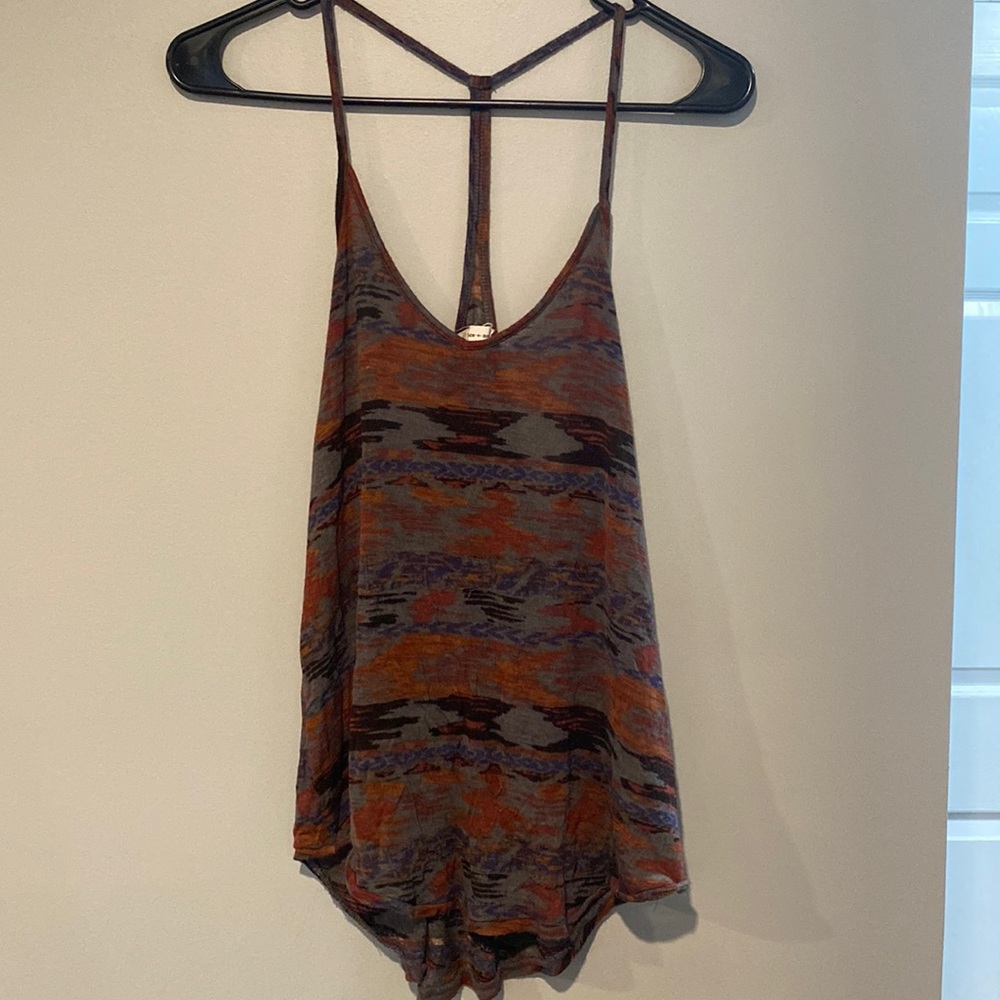 Womens Colorful Loose Tank - Size S